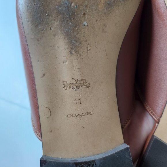 COPY - Coach Brown, leather slip on mules size 11 - Picture 6 of 6